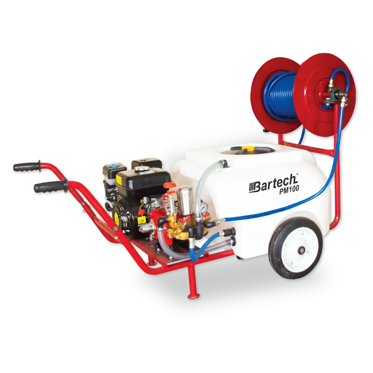 Bartech PM-100 Benzinli İlaçlama Makinesi 100 Litre - 30'luk Pompalı