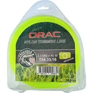 Orac Tırpan Misinası Altı Köşe 3.0 mm 56 mt Crocodile Yeşil