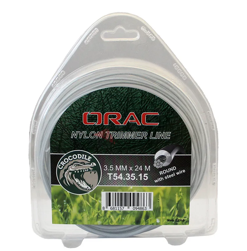 Orac Tırpan Misinası Yuvarlak 3.5 mm 24 mt Telli Crocodile